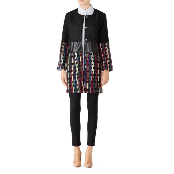 LAVAND. • Twill Colorblock Coat Jacket - Picture 1 of 6